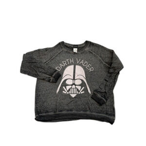 Disney Star Wars Darth Vader Faded Black Sweatshirt Size XL